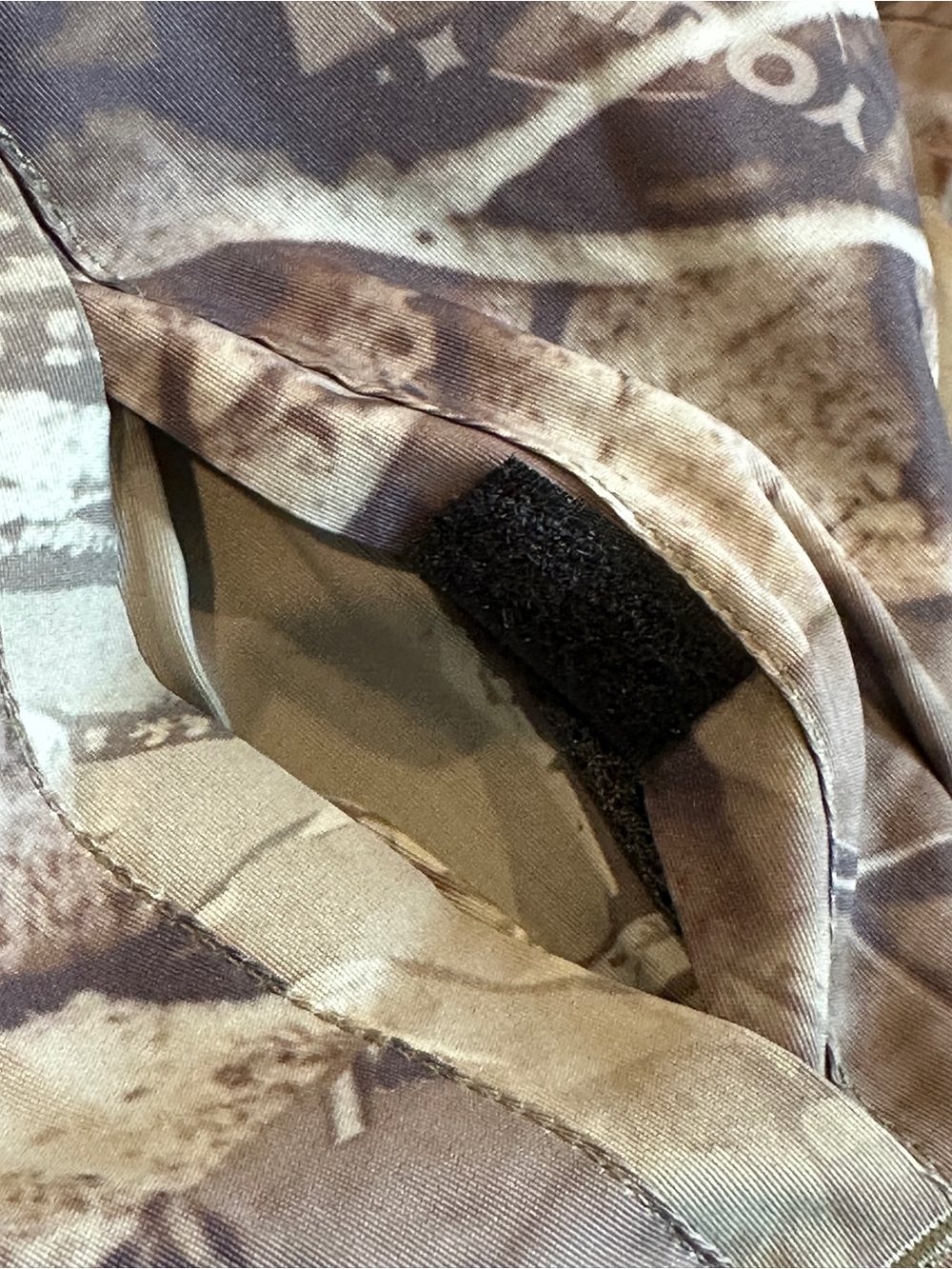 YoungLA Green & Brown Camo Track Pants with Cream Side Stripes - Picture 6 of 6